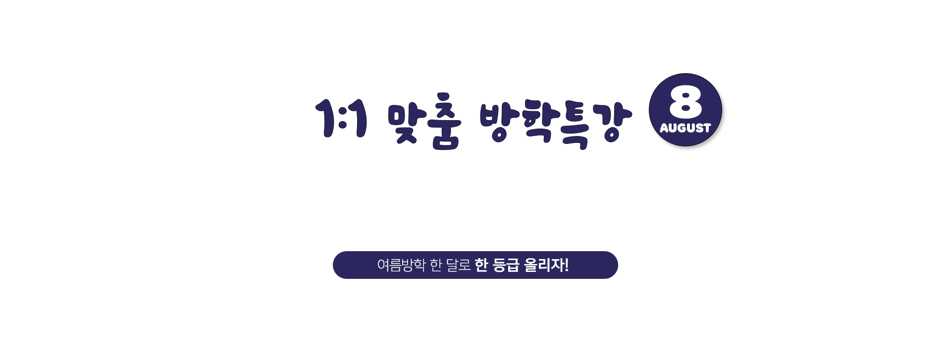 1:1맞춤방학특강