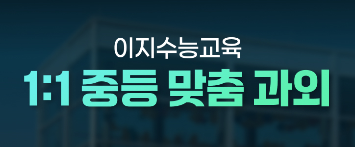 중등 맞춤과외